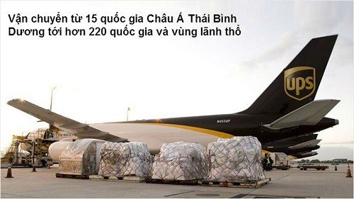 UPS chuyển phát nhanh đến nhiều quốc gia