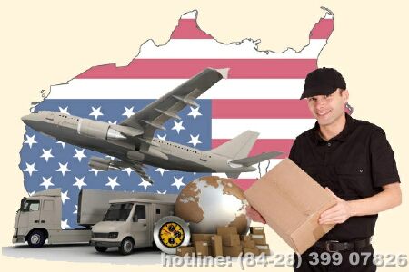 Vận chuyển nhiều loại mặt hàng khác nhau đi Mỹ