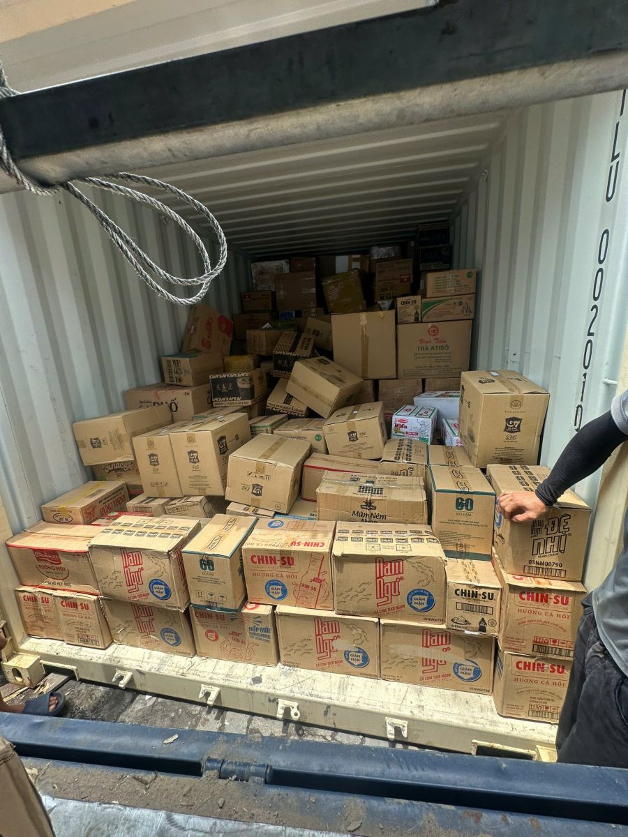 Các mặt hàng được phép gửi đi Đài Loan